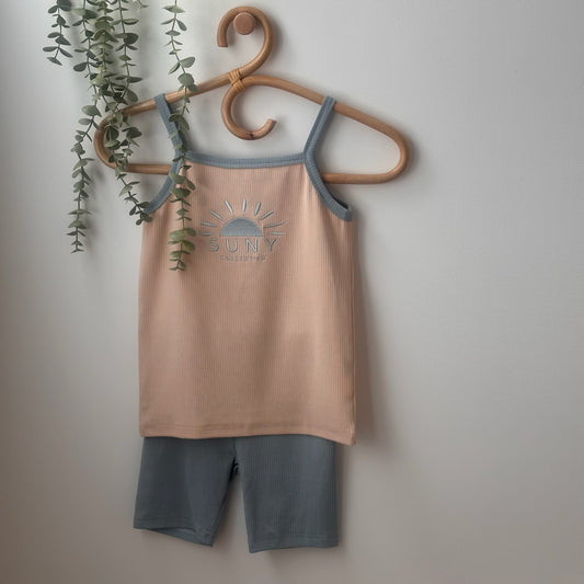 Cleo Set- Teal